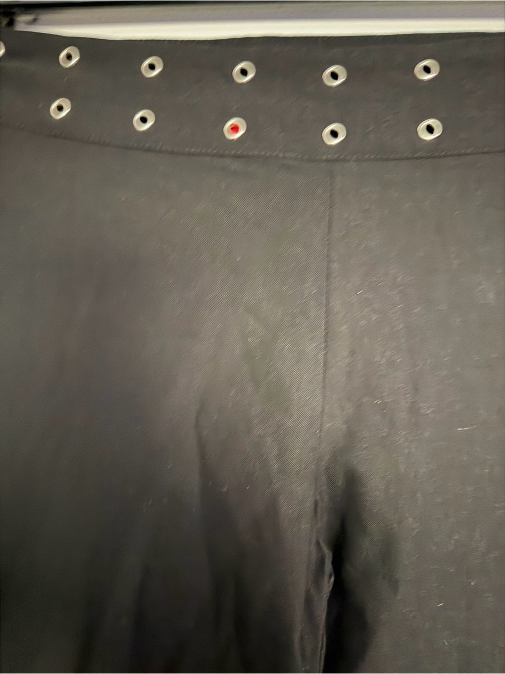 Princess Polly Black Stud-Trim High-Rise Flare Pants - Picture 3 of 12